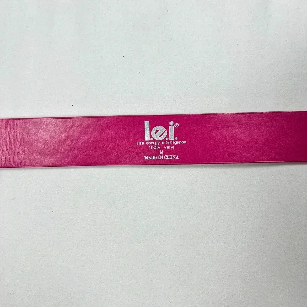 Y2K L.e.i. Pink Sparkly Belt
